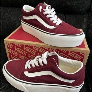 Old School Platform Vans